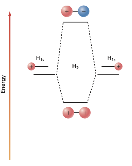 Molecular orbital diagram for the hydrogen molecule ion